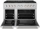 ZLINE Paramount 48" Satin Stainless Steel Pro Style Gas Range with with 8 Burner DuoPro™ Cooktop-1
