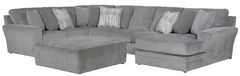 Jackson Furniture Glacier 4-Piece Shark Right Side Facing U-Shape Chaise Sectional