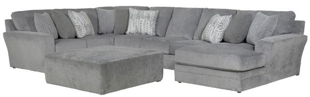 Jackson Furniture Glacier 4-Piece Shark Right Side Facing U-Shape Chaise Sectional-0