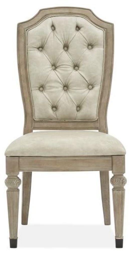 Magnussen Home® Marisol Fawn Dining Side Chair with Upholstered Seat & Back-1