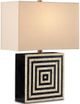 Currey & Company Taurus Black/Light Beige/Natural Table Lamp-0