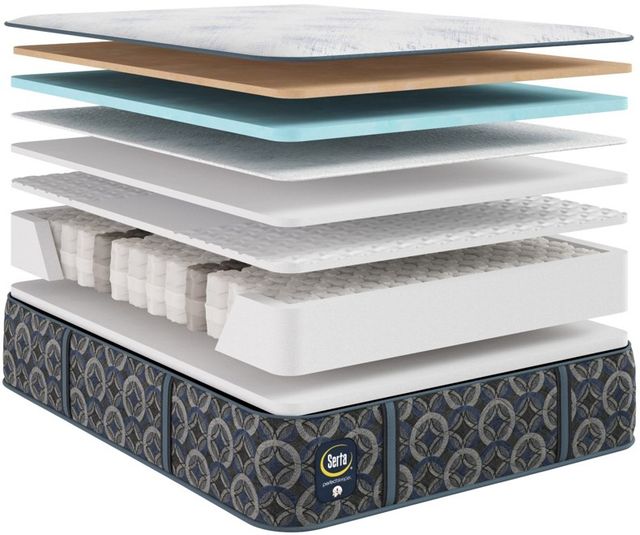 Serta® Cascade Bluff 14.5" Hybrid Firm Tight Top Twin Mattress-2