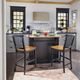 homestyles® Americana 3-Piece Black Kitchen Island Set-1