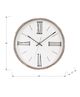 Monarch Specialties Inc. White 16" Wall Clock with Gold Frame-2