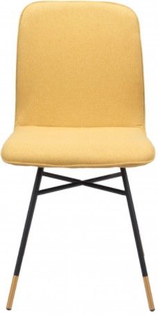 Zuo® Modern Var Yellow Dining Chair-1