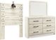Signature Design by Ashley® Cambeck 3-Piece Whitewash Twin Panel Headboard Bed Set-0