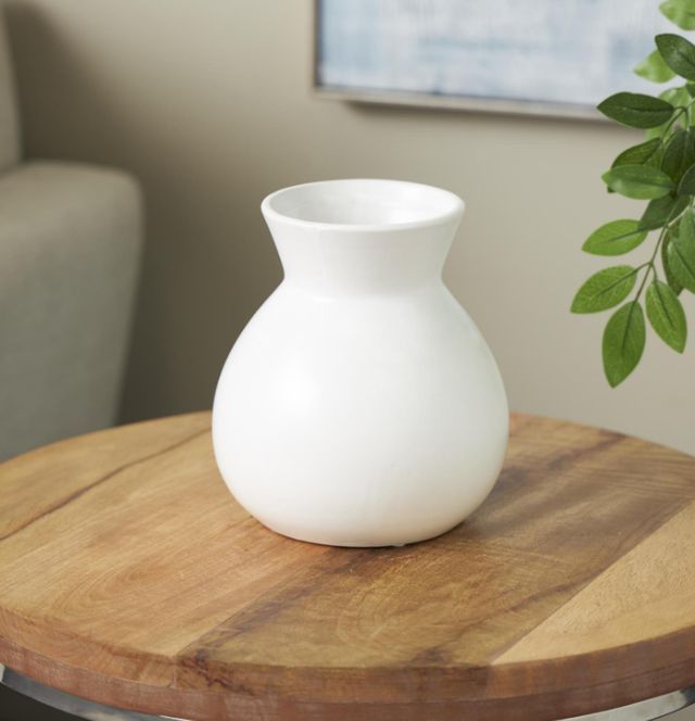 Deco Marche White Minimalistic Vase-3