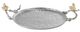 A & B Home Alvada 2-Piece Gold/Silver Decorative Tray Set-3