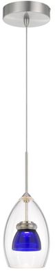 Cal® Lighting & Accessories Clear/Blue Mini Pendant-0