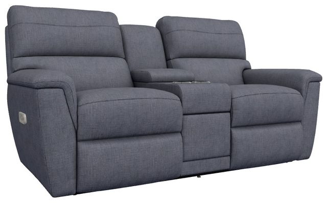La-Z-Boy® Ava Harbor Power Reclining Loveseat with Console and Headrest-0