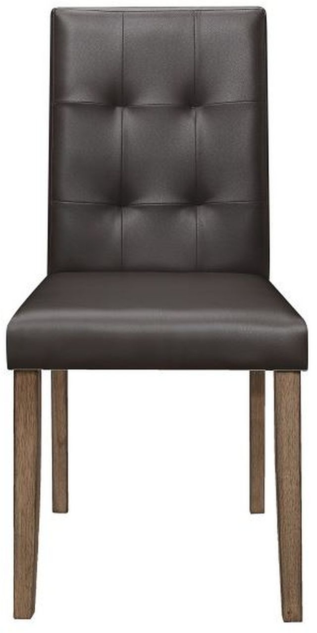 Homelegance® Ahmet Brown/Walnut Side Chair-1