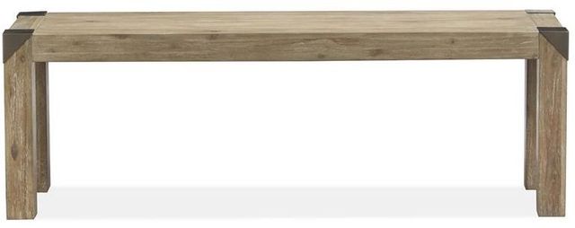 Magnussen Home® Ainsley Cerused Khaki Bench-0