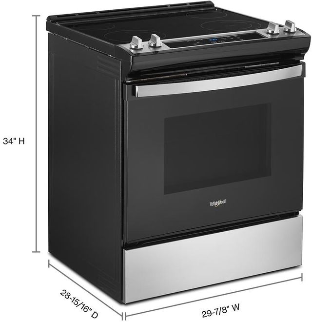 Whirlpool® 30" Stainless Steel Slide-In Electric Range-8