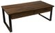 Signature Design by Ashley® Wickman Falls Dark Brown Rectangular Cocktail Table with Gunmetal Base-0