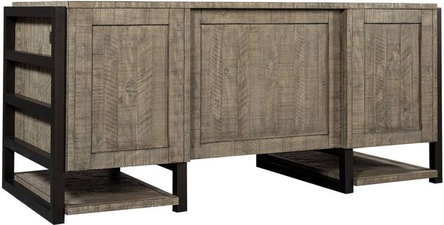 aspenhome® Grayson Cinder Grey 66" Executive Desk-1