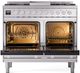 Ilve® Professional Plus II 40" Stainless Steel Pro Style Dual Fuel Range-1
