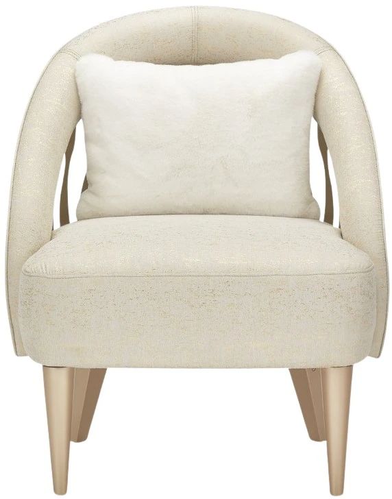 Michael Amini® La Rachelle Chardonnay/Medium Champagne Chair-2