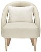 Michael Amini® La Rachelle Chardonnay/Medium Champagne Chair-2
