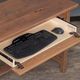 Country Classic Collection Customizable Signature Library Desk with Keyboard Drawer-2