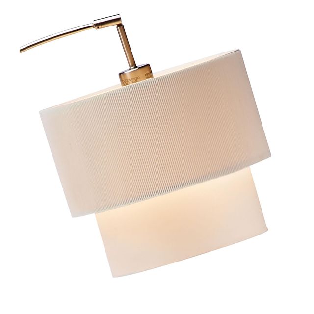 Adesso® Gala Brushed Steel Arc Lamp-1