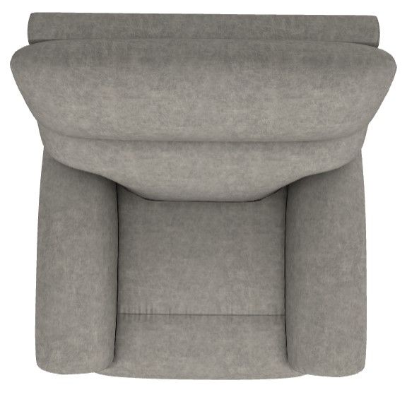La-Z-Boy® Trouper Charcoal Power Rocking Recliner with Headrest-4