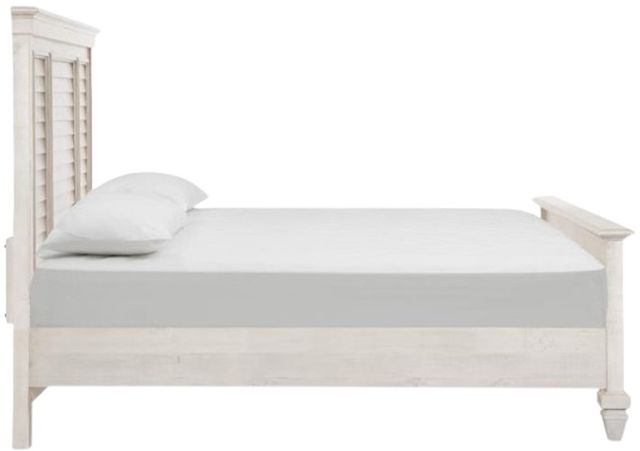 Magnussen Home® Newport Alabaster King Shutter Panel Bed-3