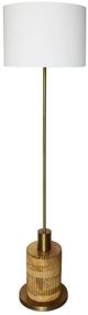 LH Home Skye Brass/Natural Standing Lamp-0