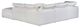 Moe's Home Collection Terra Condo Dream 5-Piece Cream White L-Shaped Modular Sectional and Ottoman-1