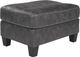 Benchcraft® Venaldi Gunmetal Ottoman-0