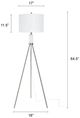 Stylecraft Brushed Nickel Floor Lamp-2