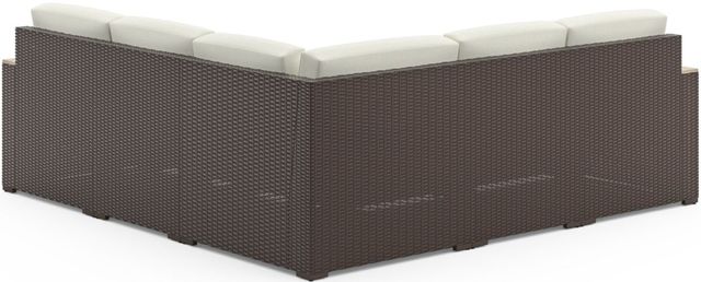 homestyles® Palm Springs Brown Outdoor 5-Seat Sectional-3