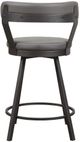 Homelegance® Appert Gray Swivel Counter Height Chair-2
