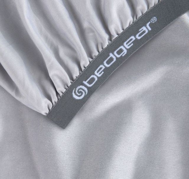 BEDGEAR® Dri-Tec Performance® Baby Light Gray Fitted Crib Sheet-3