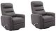 Parker House® Hercules 2-Piece Haze Swivel Glider Recliner Chair Set-0