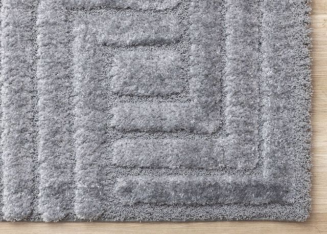 Kalora Interiors Luxe Blue 5'x8' Area Rug-3