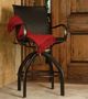 Homecrest™ Outdoor Living Customizable Holly Hill Aluminum/Fabric Outdoor Padded Sling Swivel Bar Stool-1