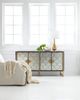 Hooker® Furniture Melange Dark Wood/Matte Gold Classic Credenza-3