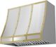 Zephyr Designer Collection 36" Polished Gold Forte Hood Banding Kit-4