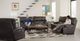 iAmerica Roberto Steel Power Headrest w/Lumbar Lay Flat Reclining Console Loveseat-1