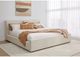 Modus Furniture Virgil Louis Natural Eastern King Upholstered Platform Bed-1