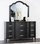 Furniture of America® Melodi Parc 4-Piece Black Queen Bedroom Set-5