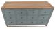 International Furniture Direct Timber Forest Green Console-2