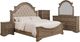 Liberty Furniture Magnolia Manor 5-Piece Taupe Mist/Weathered Bisque Queen Upholstered Bedroom Set-0