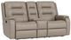 Flexsteel® Customizable Arlo Leather Manual Reclining Loveseat with Console-1