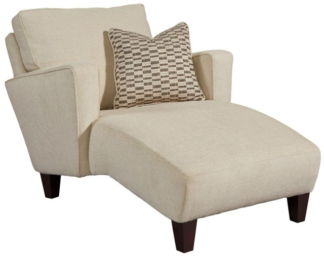 Fusion Furniture Stanley Sandstone Beige Chaise Sofa-0