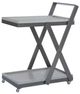 Powell® Ember Pebble Gray Bar Cart-5