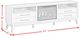 Elements International Westland Almond 82" TV Console with Fireplace Insert-2