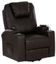 Powell® Phoenix Chocolate Power Lift Recliner-0