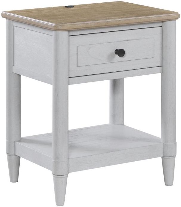 Bernards Citrus Heights Cement and Sand Youth Small Nightstand-0