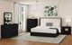 Elements International Rosalie Black Nightstand-1